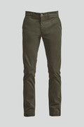 No Nationality Marco Slim Chino Trouser in Army
