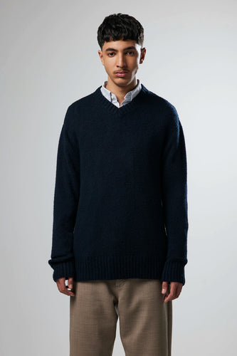 No Nationality Greyson Crew Neck in Navy
