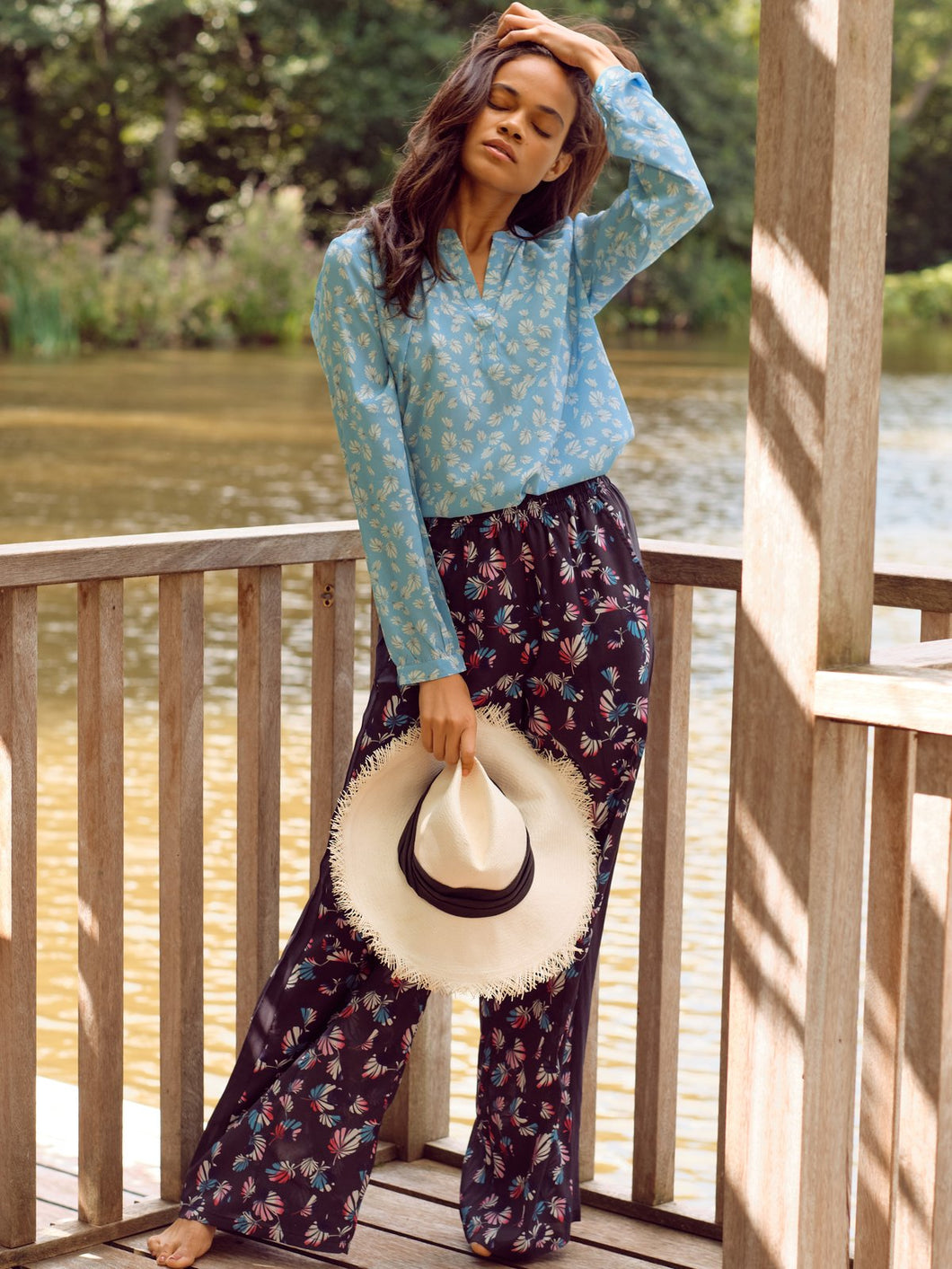 Primrose Park Sandy Top in Mystical Leaves
