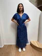 Load image into Gallery viewer, Primrose Park Fiona Dress In Leo Blue Black